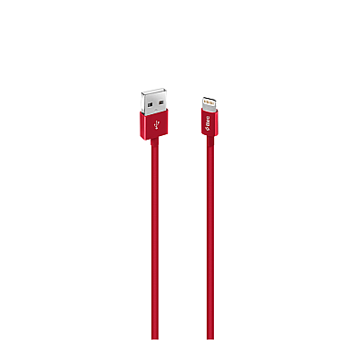 Kabel TTEC Lightning USB Charge, Data Cable, RED (2DK7508K)