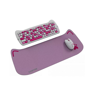 Klaviatura Canyon HSET-W6 Pink (CNS-HSETW6PK)