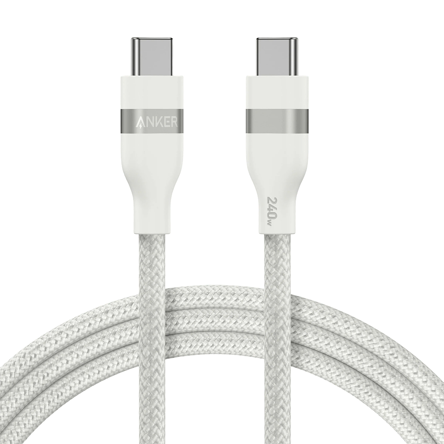 Kabel Anker USB-C to USB-C 240W White (A82E2H21)