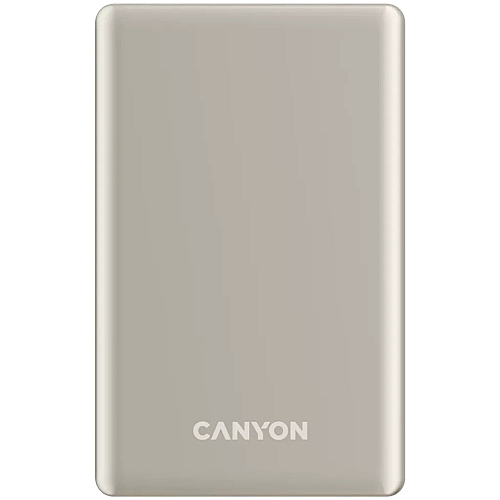 Power Bank Canyon OnPower 505 slim Magnetic 5000 mAh PD20W Beige