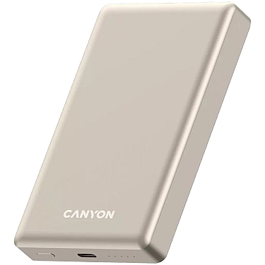Power Bank Canyon OnPower 510 slim Magnetic 10000 mAh PD20W Beige Power Bank Canyon OnPower 510 slim Magnetic 10000 mAh PD20W Beige