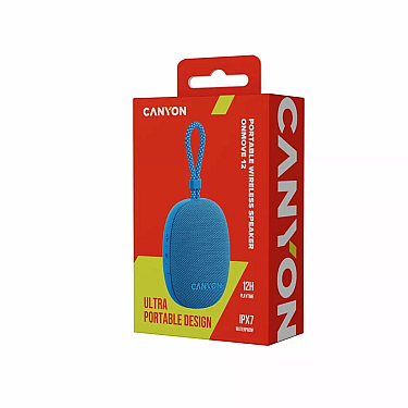 Portativ Dinamik Canyon OnMove 12 IPX7 TWS 5W Blue