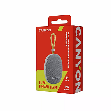 Portativ Dinamik Canyon OnMove 12 IPX7 TWS 5W Grey