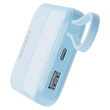 Power Bank Canyon OnPower 101 built-in cable 10000 mAh PD22.5W Blue