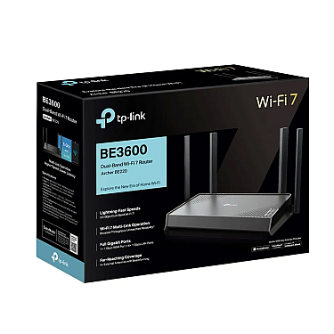 TP-Link - Archer BE220 (BE3600 Dual-Band Wi-Fi 7 Router)