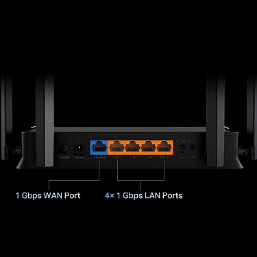 TP-Link - Archer BE220 (BE3600 Dual-Band Wi-Fi 7 Router)