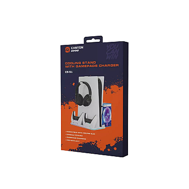Canyon cooling stand CS-51 RGB PS5 Slim/DE Charge White