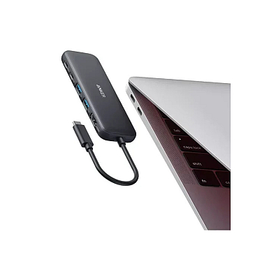 HUB Anker 332 USB-C Hub (5-in-1) Black (A8355H11)