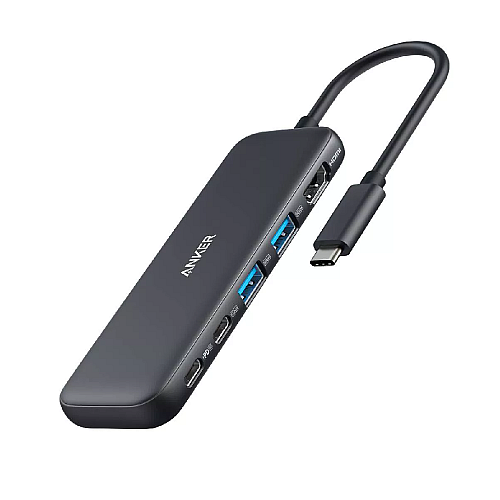 HUB Anker 332 USB-C Hub (5-in-1) Black (A8355H11)