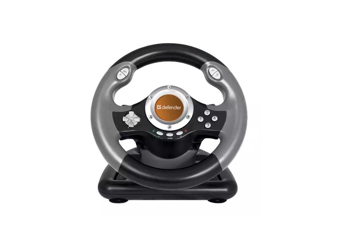 ✔️ Gaming wheel Defender Challange Mini LE USB 10 buttons | Oyun sukani| Oyun konsullari Texnohome.azda