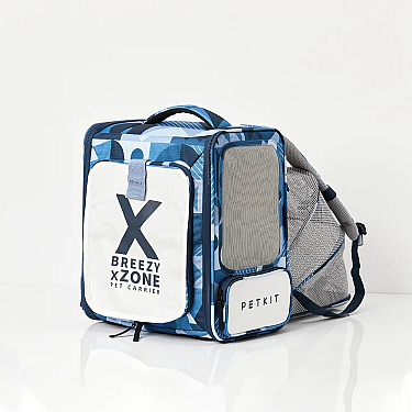 Petkit Breezy xZone Pet Carrier Metrical Blue Petkit Breezy xZone Pet Carrier Metrical Blue
