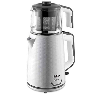 FAKİR TASTEA ÇAY APARATİ WHİTE GREY