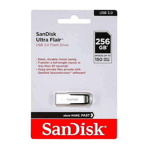 Yaddaş kartı 256GB SANDISK ULTRA FLAIR SDCZ73-256G-G46