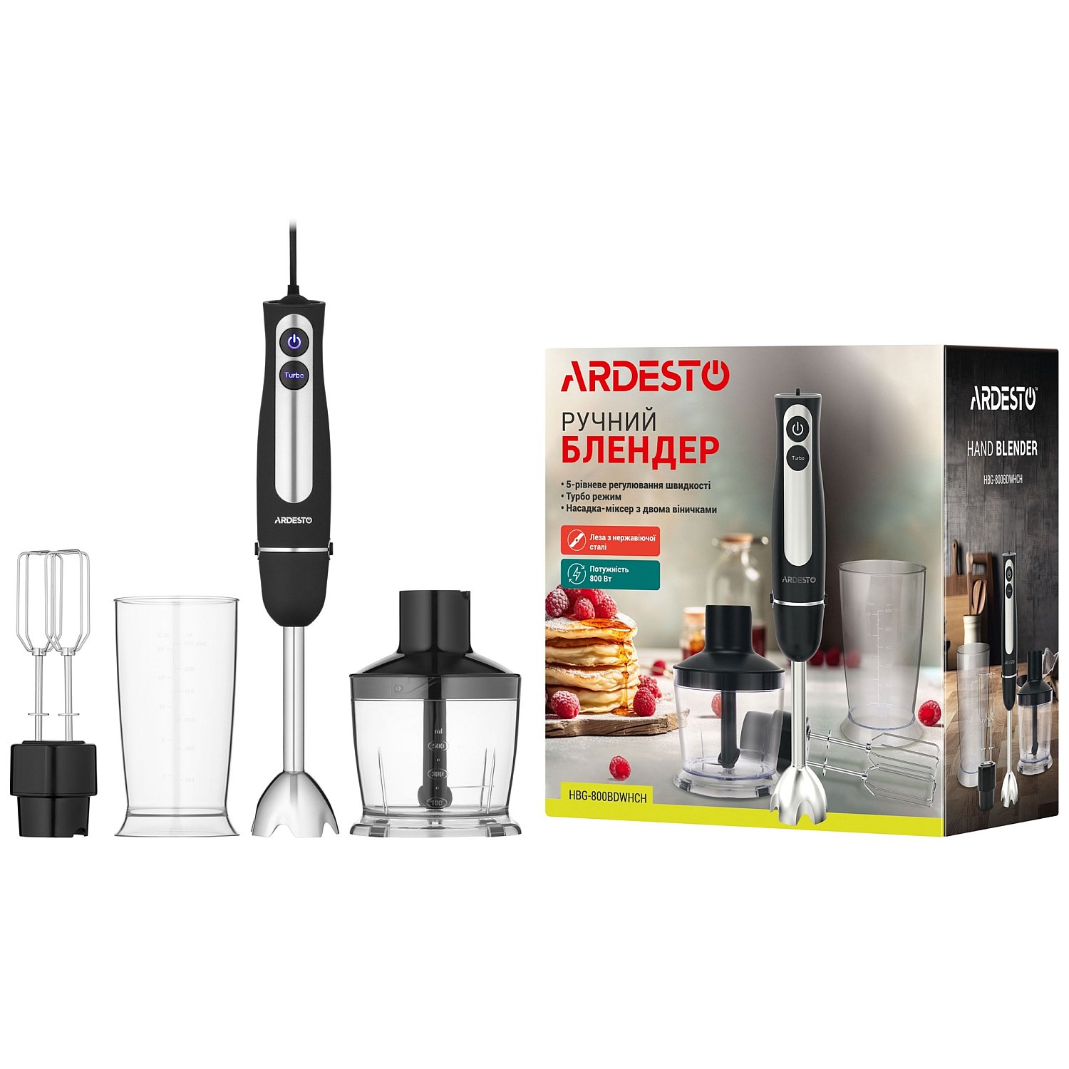 Blender Ardesto HBG-600BWH