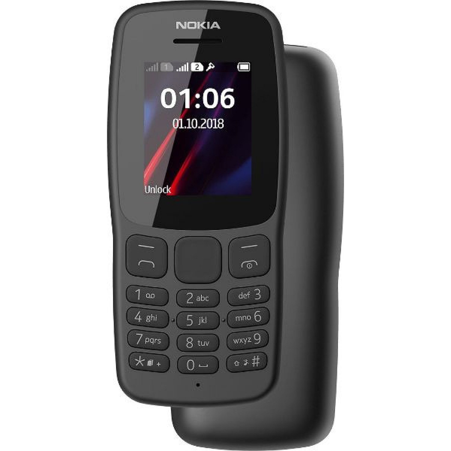 Продажа телефона Nokia 106 Dual Sim Grey, продажа кнопочных телефонов,  заказ мобильных телефонов, интернет-продажа телефонов