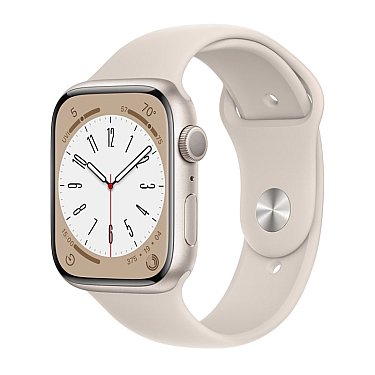 Smart saat Apple Watch Series 8 45mm Starlight Aluminum Case