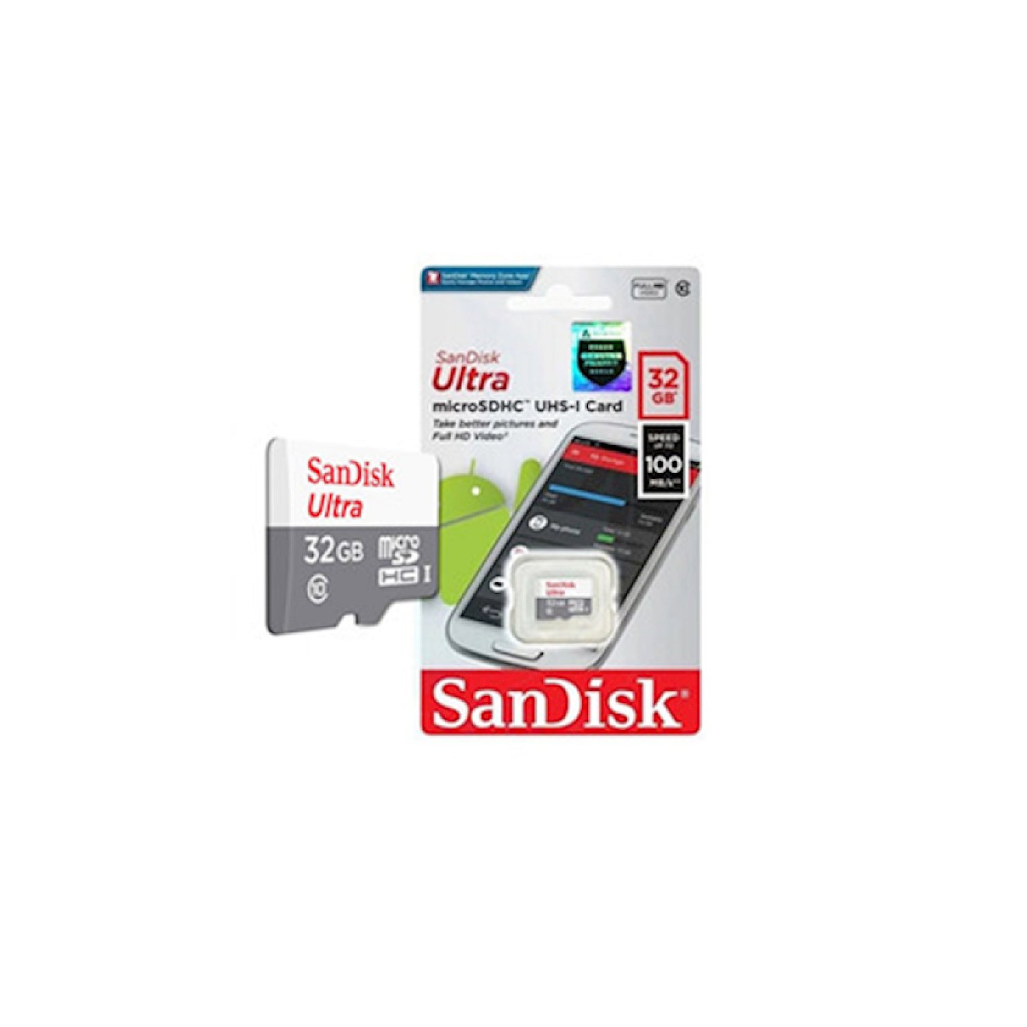 Карта памяти SanDisk Ultra Ultra 32 ГБ (SDSQUAR-032G-GN6MA), самая дешевая  SanDisk MicroSD Card 32 ГБ в Баку, по самой доступной цене, на сайте  Texnohome.az