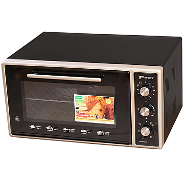 Solo Soba Fiver Camlı Black-İnox